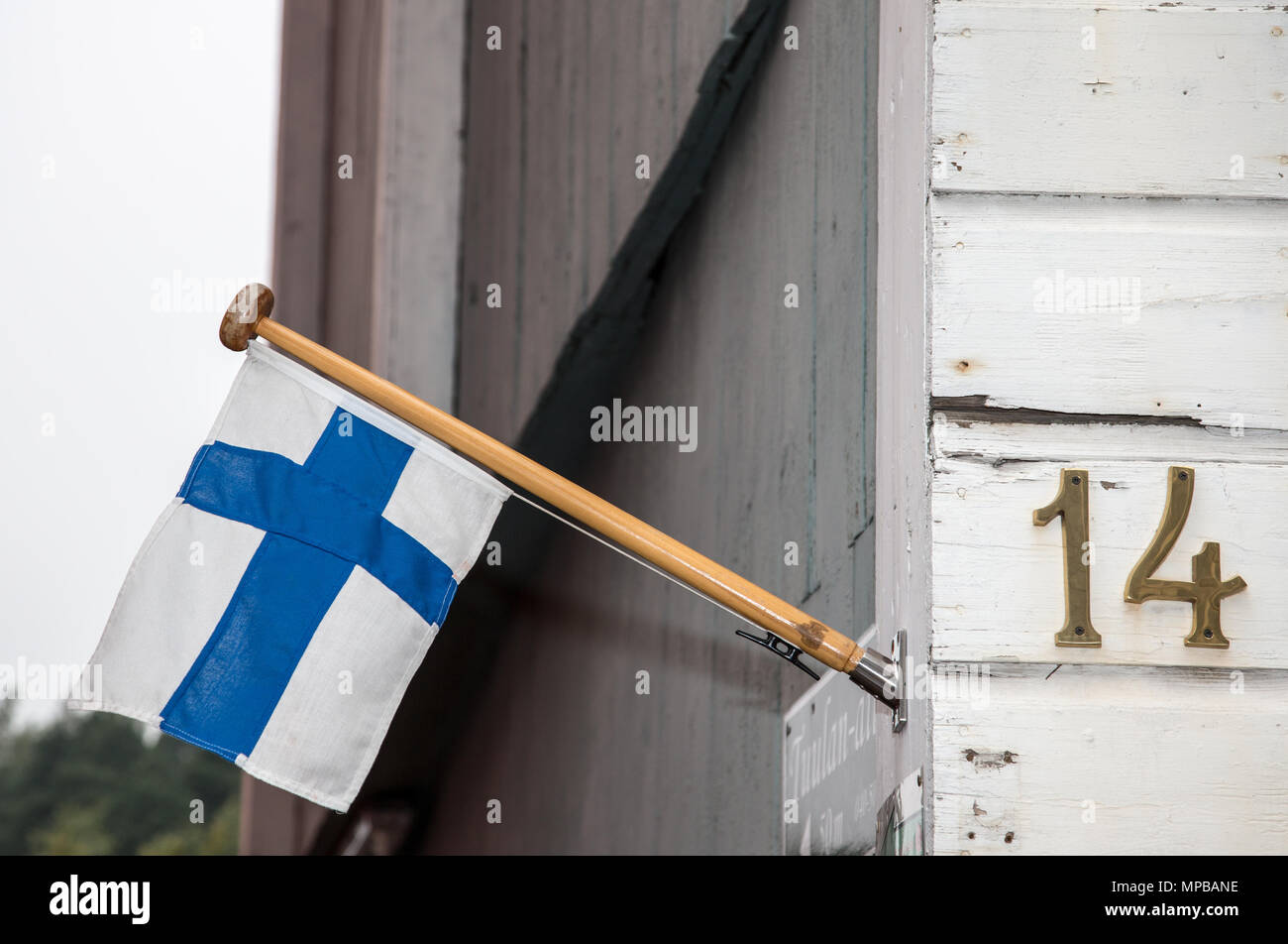 Finnland - Porvoo Stockfoto