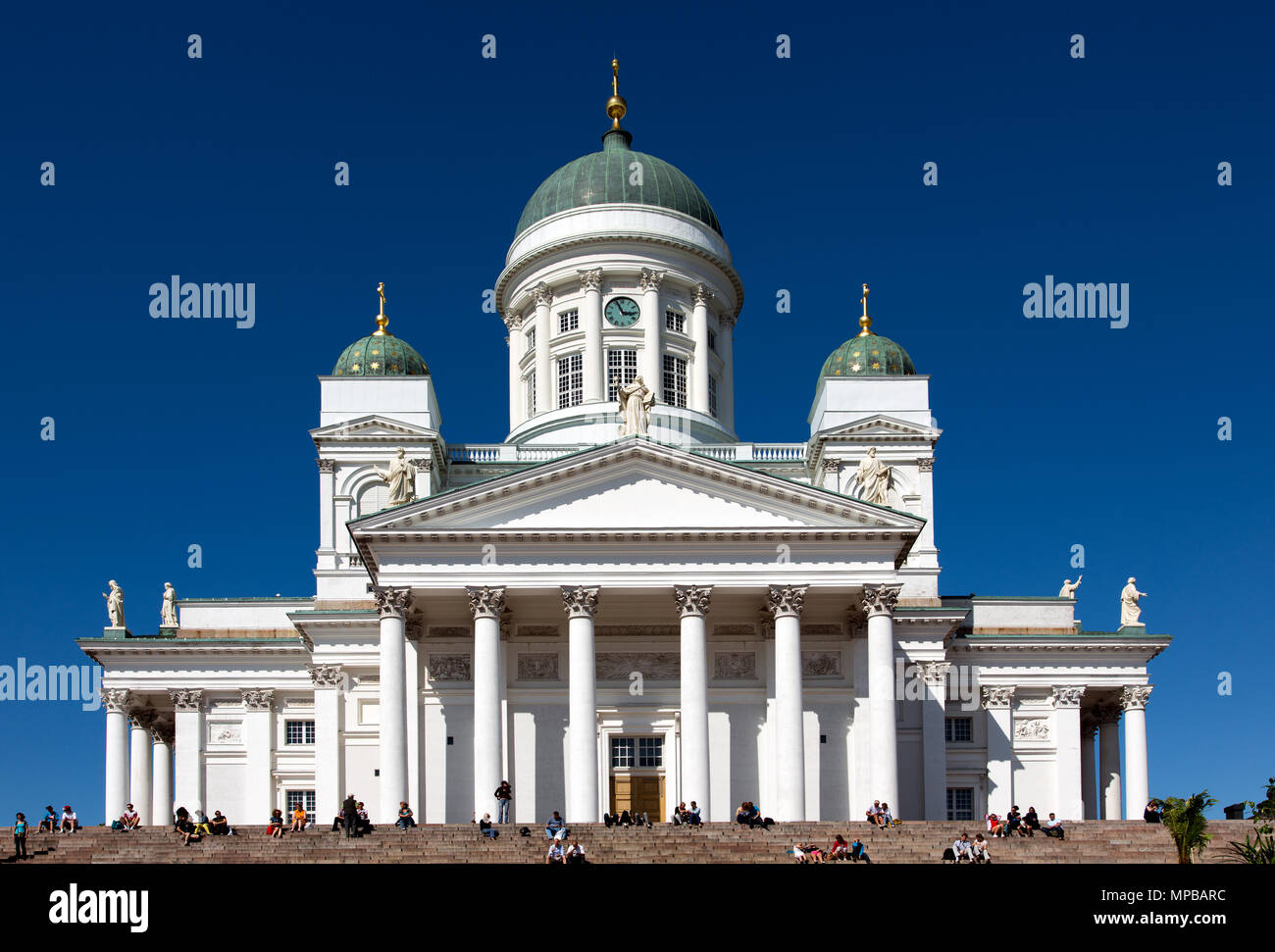 Finnland - Helsinki Kathedrale. Dom von Helsinki. Stockfoto