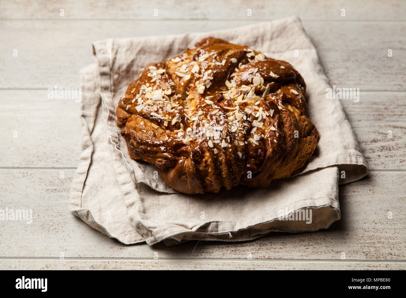 Süßes Ahornsirup Brot Stockfoto