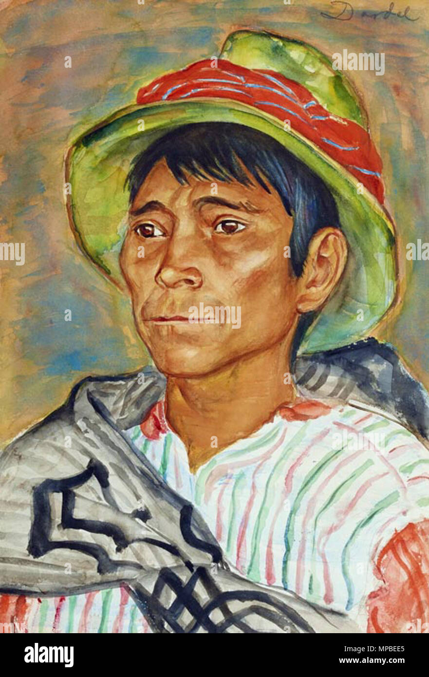 . Malerei von Nils Dardel, Info zu kommen. -1943. 920 ND Indischen Stockfoto