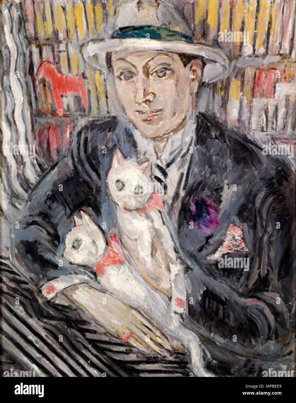 . Malerei von Nils Dardel, Info zu kommen. -1943. 920 ND JacquesHebertot Stockfoto