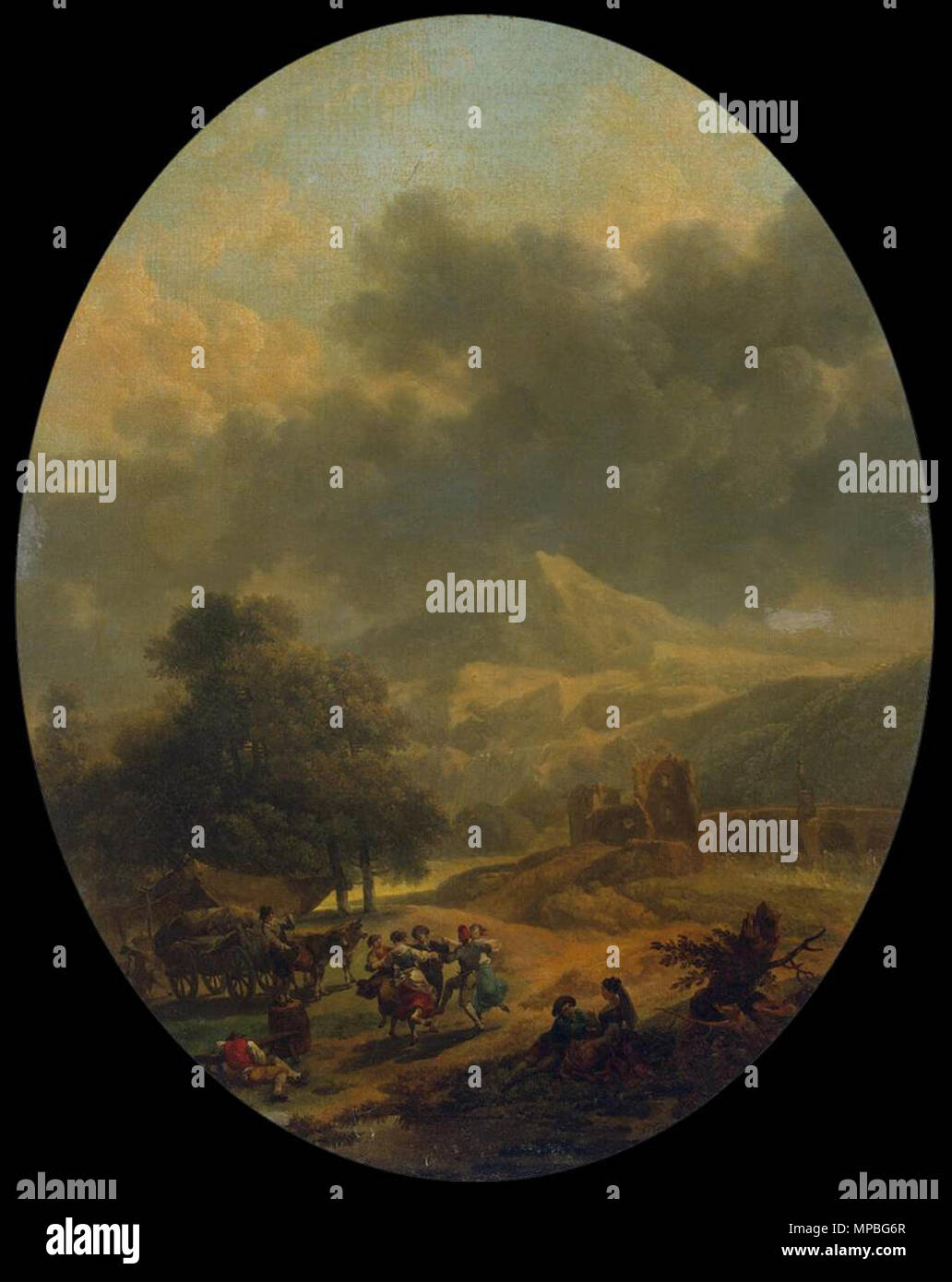 Englisch: Land Landschaft 1776. 927 Nicolas-Antoine Taunay - Landschaft - WGA 22042 Stockfoto