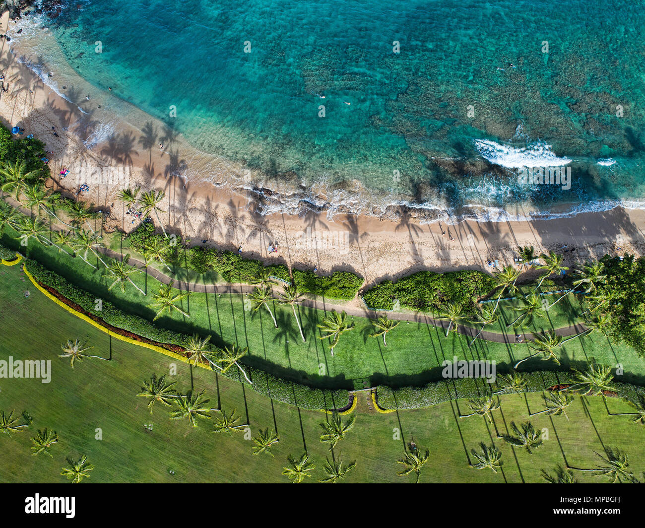 Kapalua Bay, Hawaii, USA. Stockfoto