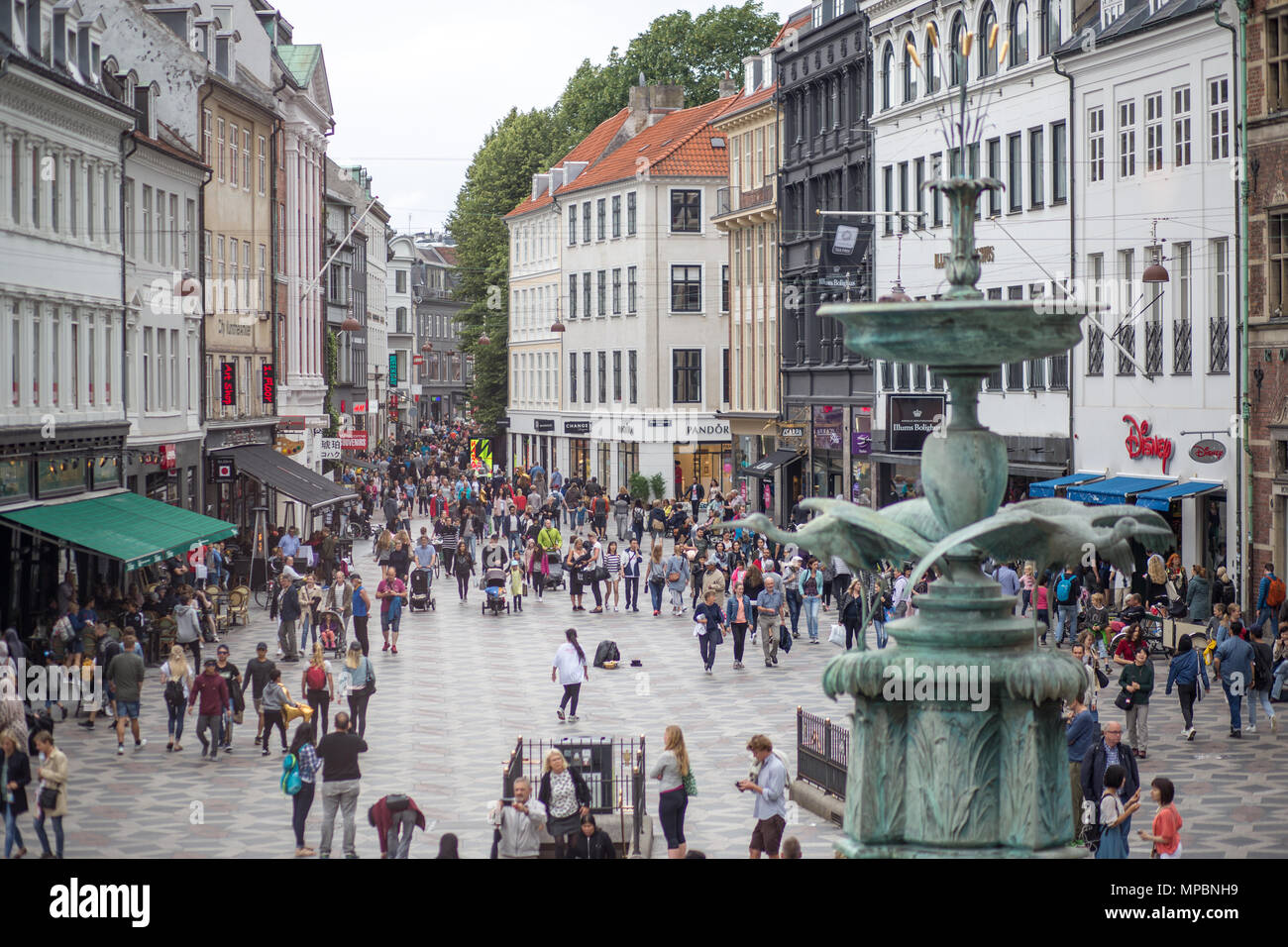 Das Stadtzentrum von Kopenhagen Stockfoto