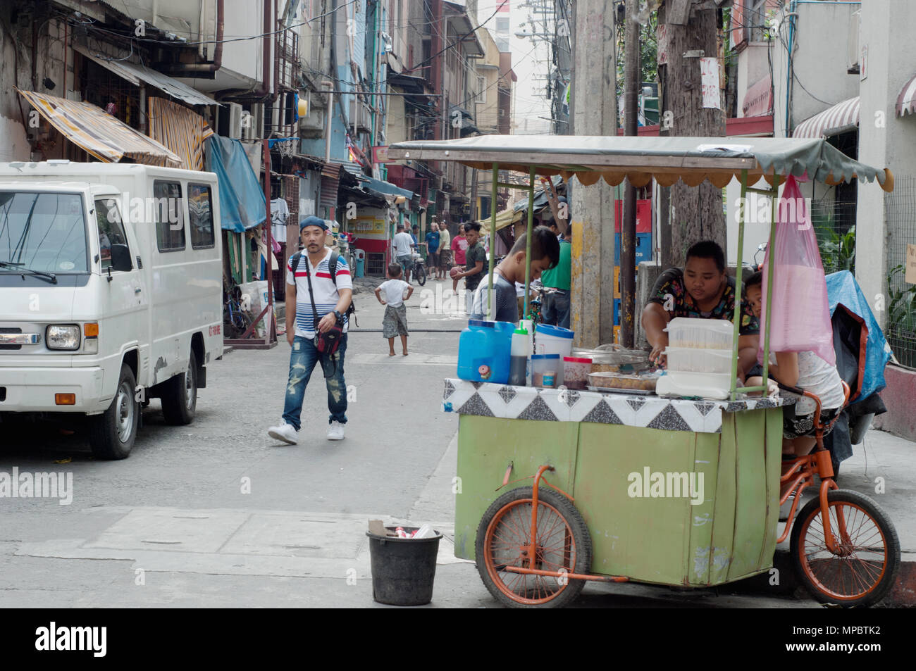 Trinken Anbieter, Manila Stockfoto