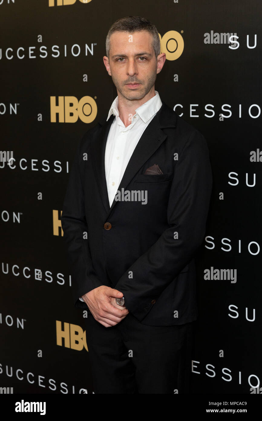 New York, NY - 22. Mai 2018: Jeremy Strong HBO-drama Nachfolge Premiere bei Time Warner Center Credit besucht: Lev radin/Alamy leben Nachrichten Stockfoto