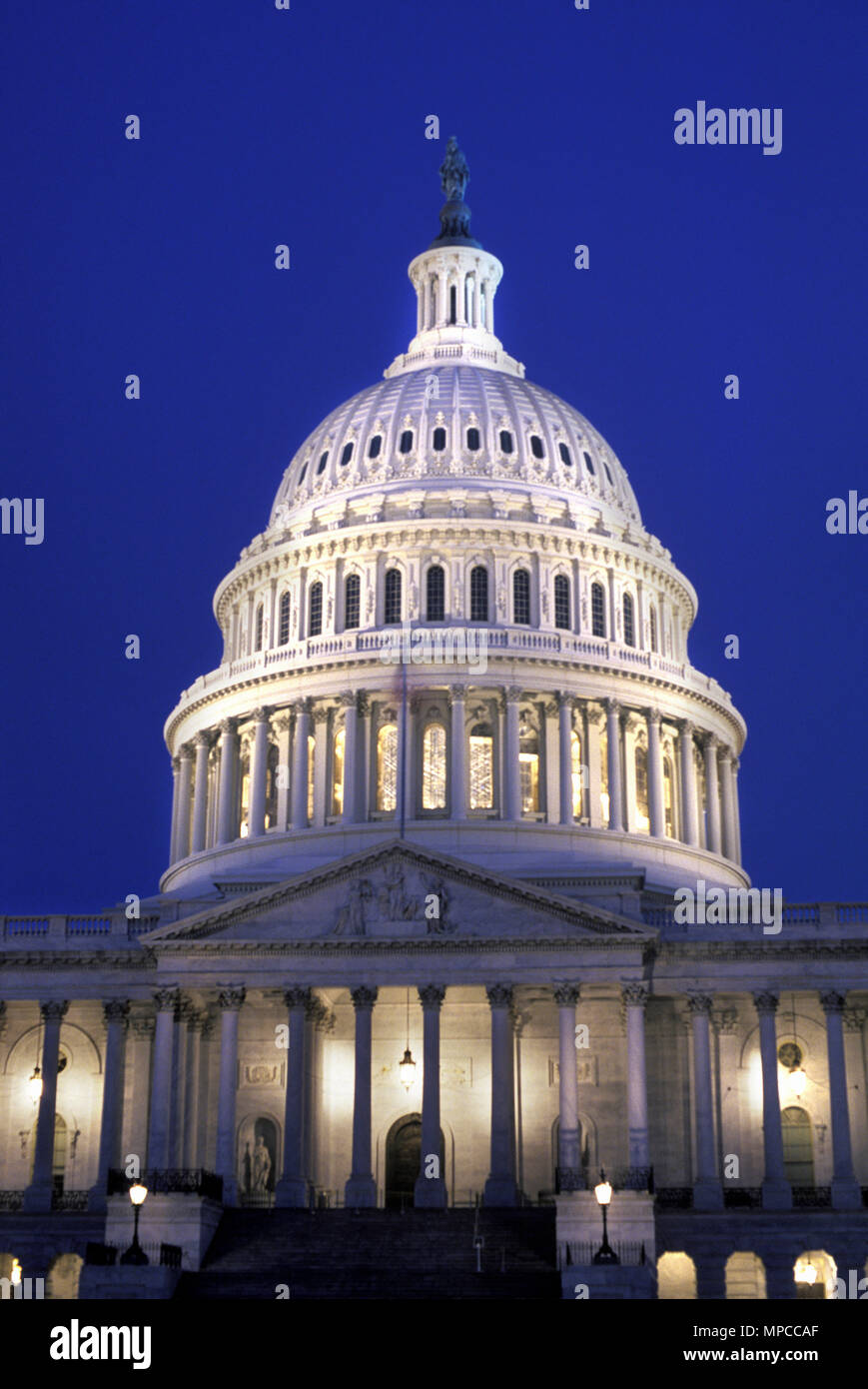1988 historische UNITED STATES CAPITOL WASHINGTON DC USA Stockfoto