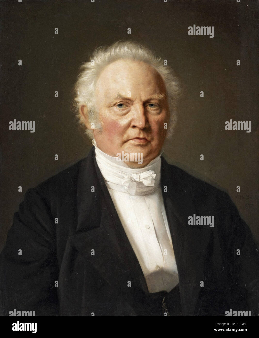 Bache Otto - Porträt eines Mannes Stockfoto