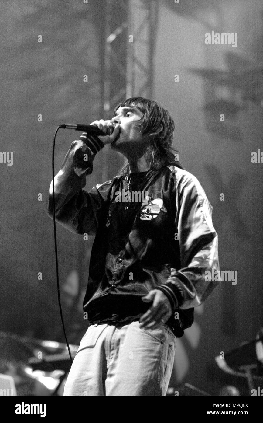 Ian Brown durchführen an den Exit Festival am 8. Juli 2005, Novi-Sad, Serbien. Stockfoto