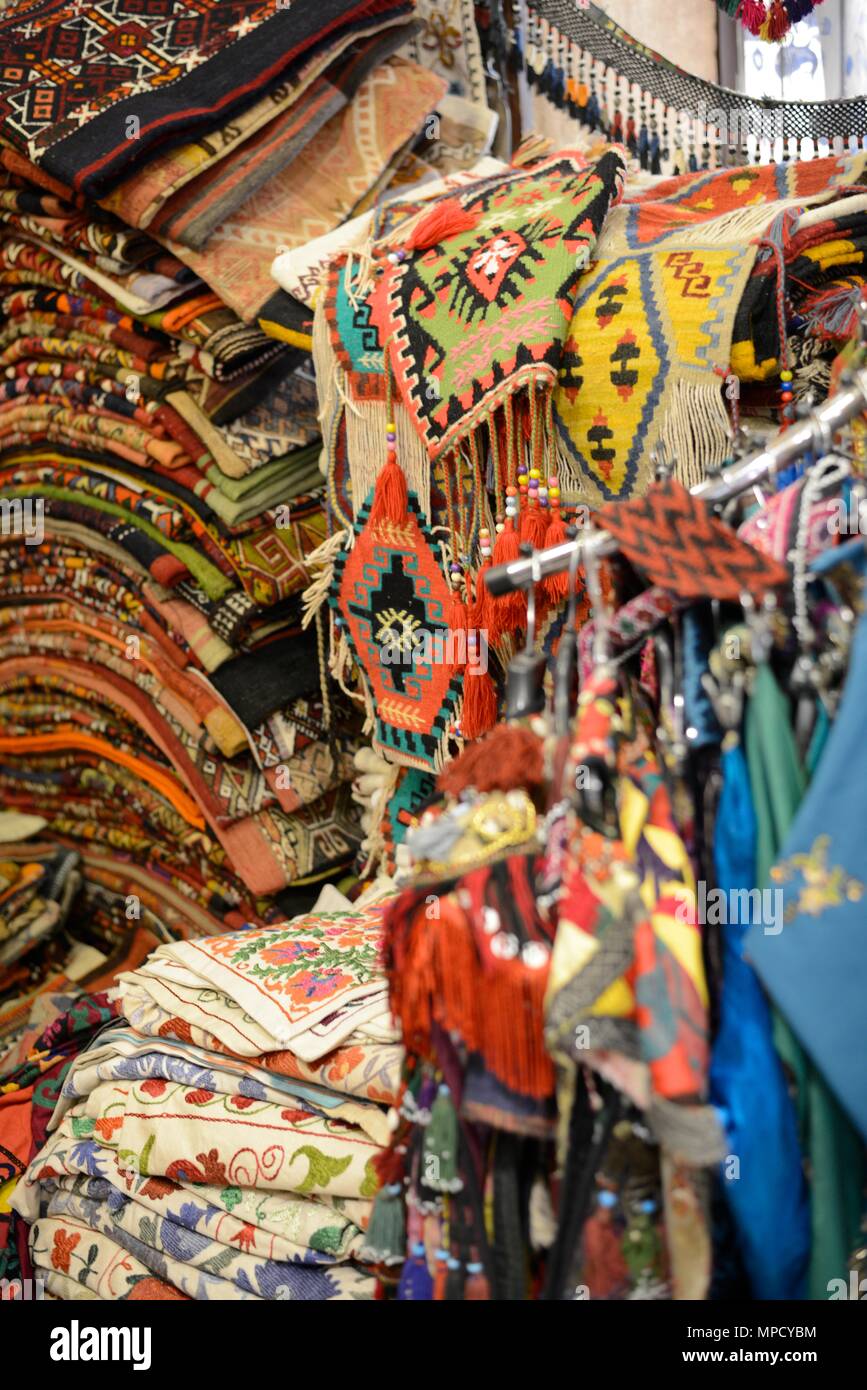 Einkaufen in Fethiye Türkei Stockfoto