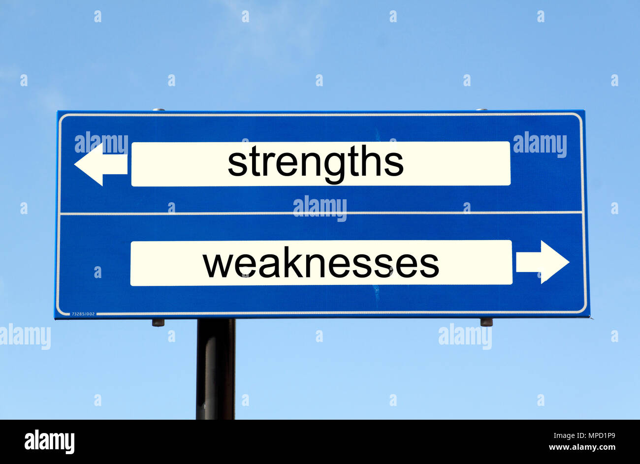 Rijswijk, Niederlande - März 10,2015: SWOT-Analyse Stärken und Schwächen Stockfoto