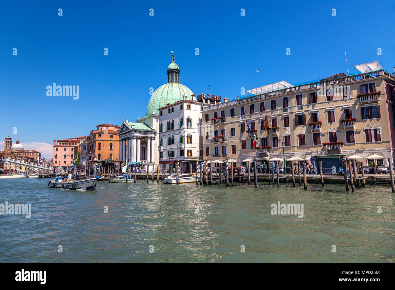 Venedig. Stadtlandschaft. Stockfoto