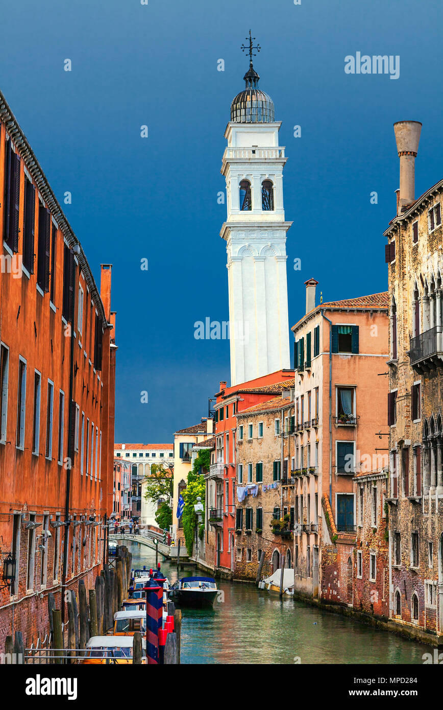 Venedig. Stadtlandschaft. Stockfoto