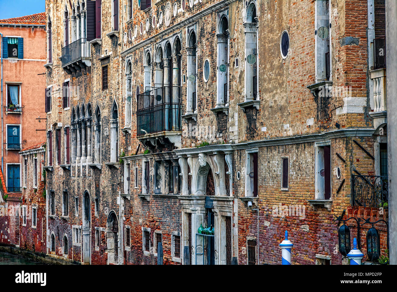 Venedig. Stadtlandschaft. Stockfoto