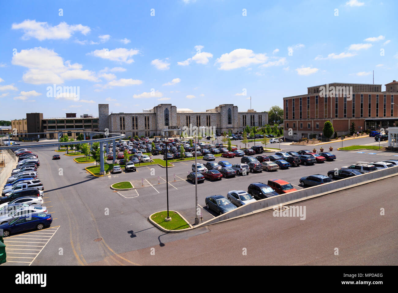 Hershey, Pa, Usa - 21. Mai 2018: Die Hershey Schokoladenfabrik Ist In Der  Innenstadt Von Hershey Entfernt Stockfotografie - Alamy