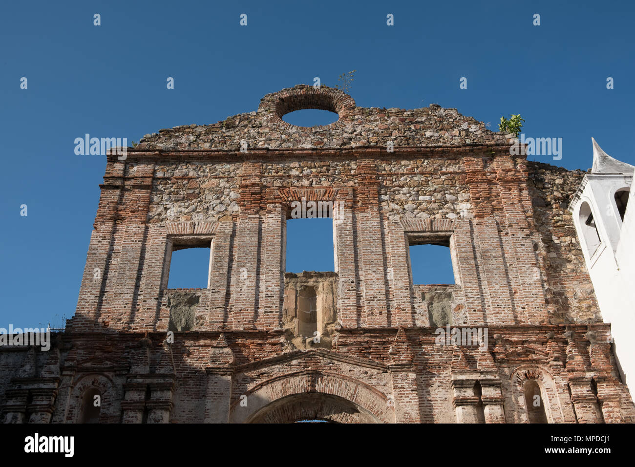 Altbau Fassade in der Casco Viejo in Panama City - historische Architektur Stockfoto Altbau Fassade in der Casco Viejo in Panama City - historische Architektur Stockfoto