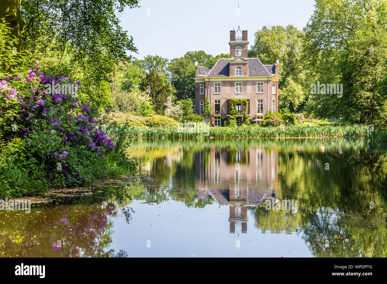 Immobilien und schloss Oldenaller Stockfoto