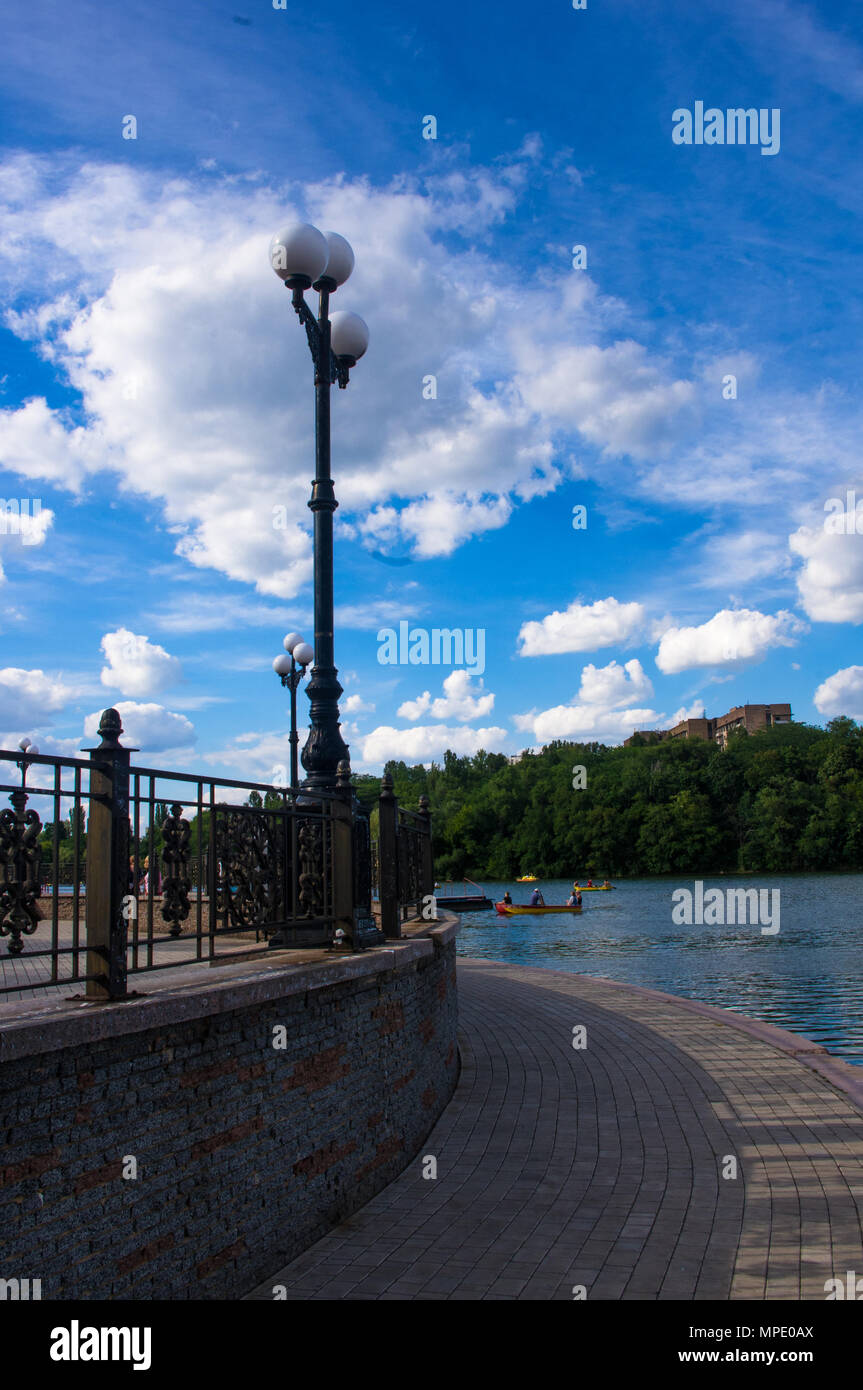 Spring City Park Stockfoto