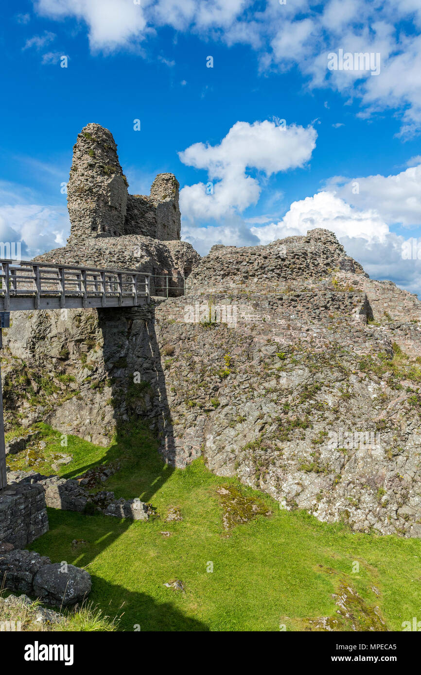 Montgomery Schloss, Powys, Wales, Europa. Stockfoto