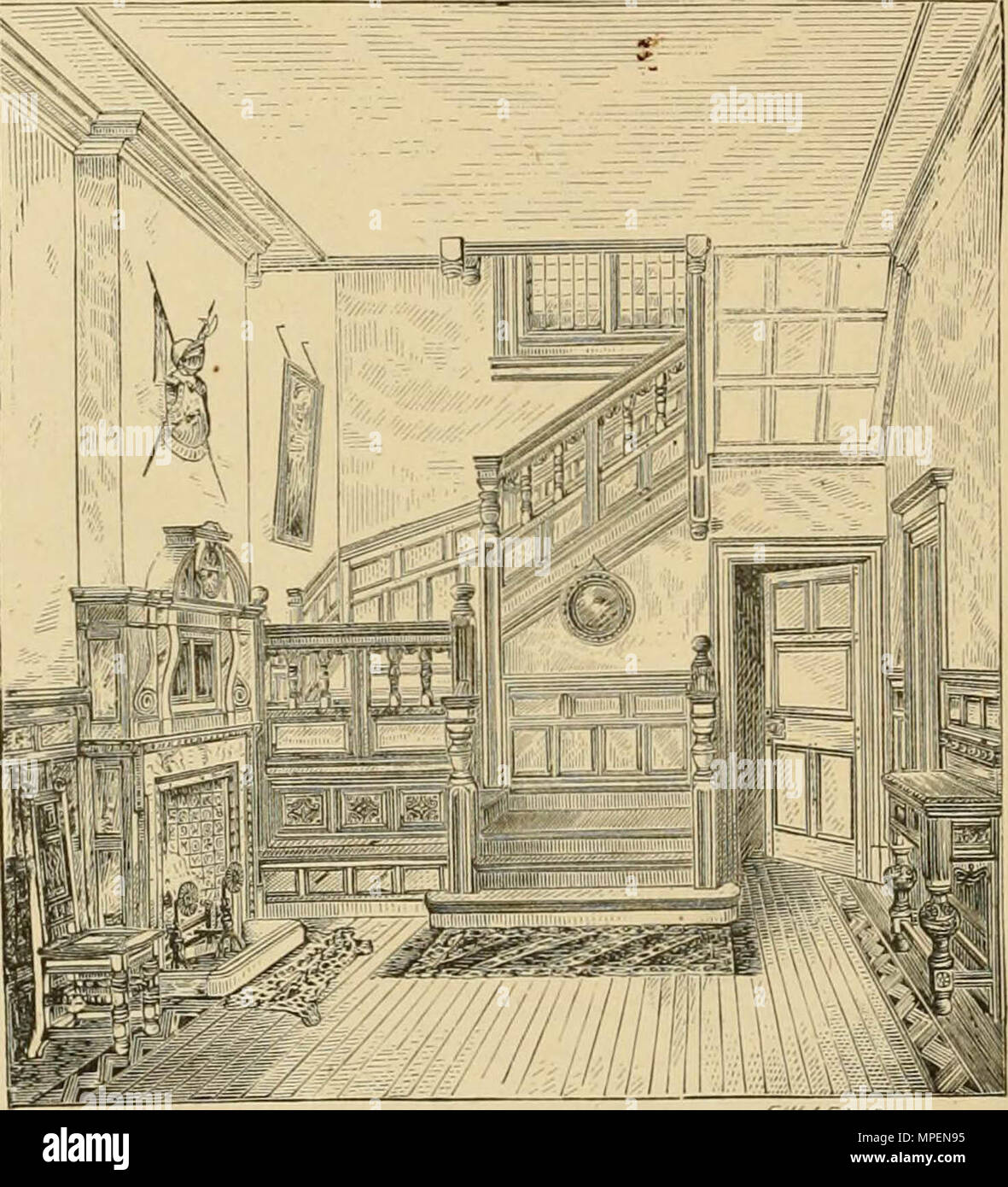 "Eine inländische cyclopaedia von praktischen Informationen.." (1878) Stockfoto