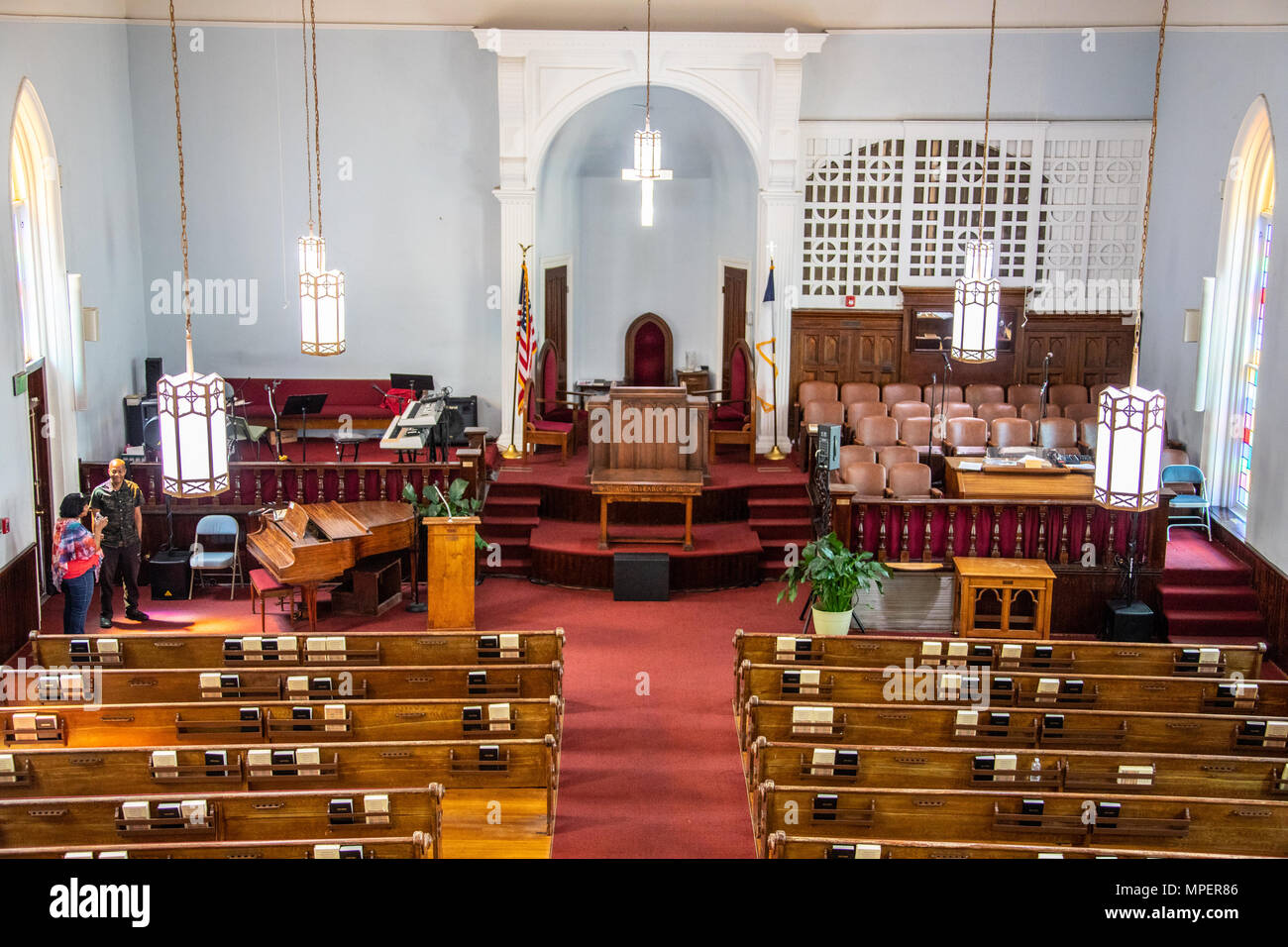 Dexter Avenue King Memorial Baptist Church, Montgomery, Alabama, USA Stockfoto