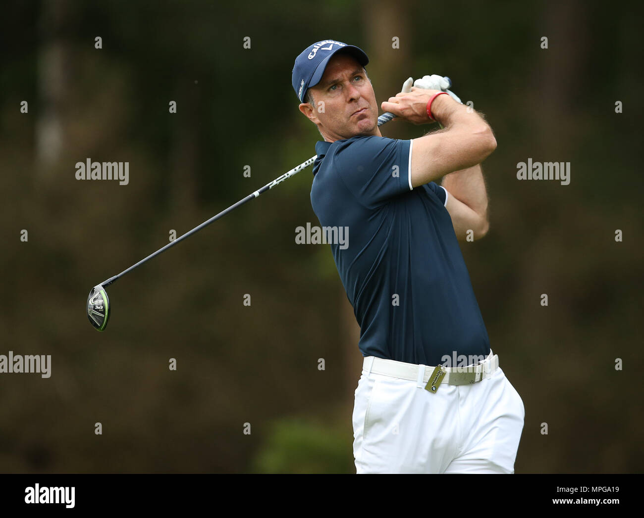 Wentworth, England. 23.Mai 2018. Michael Vaughan während der Pro Ich bin vor der BMW PGA Championship in Wentworth Golf Club am 23. Mai 2018 in Surrey, England Credit: Paul Terry Foto/Alamy leben Nachrichten Stockfoto