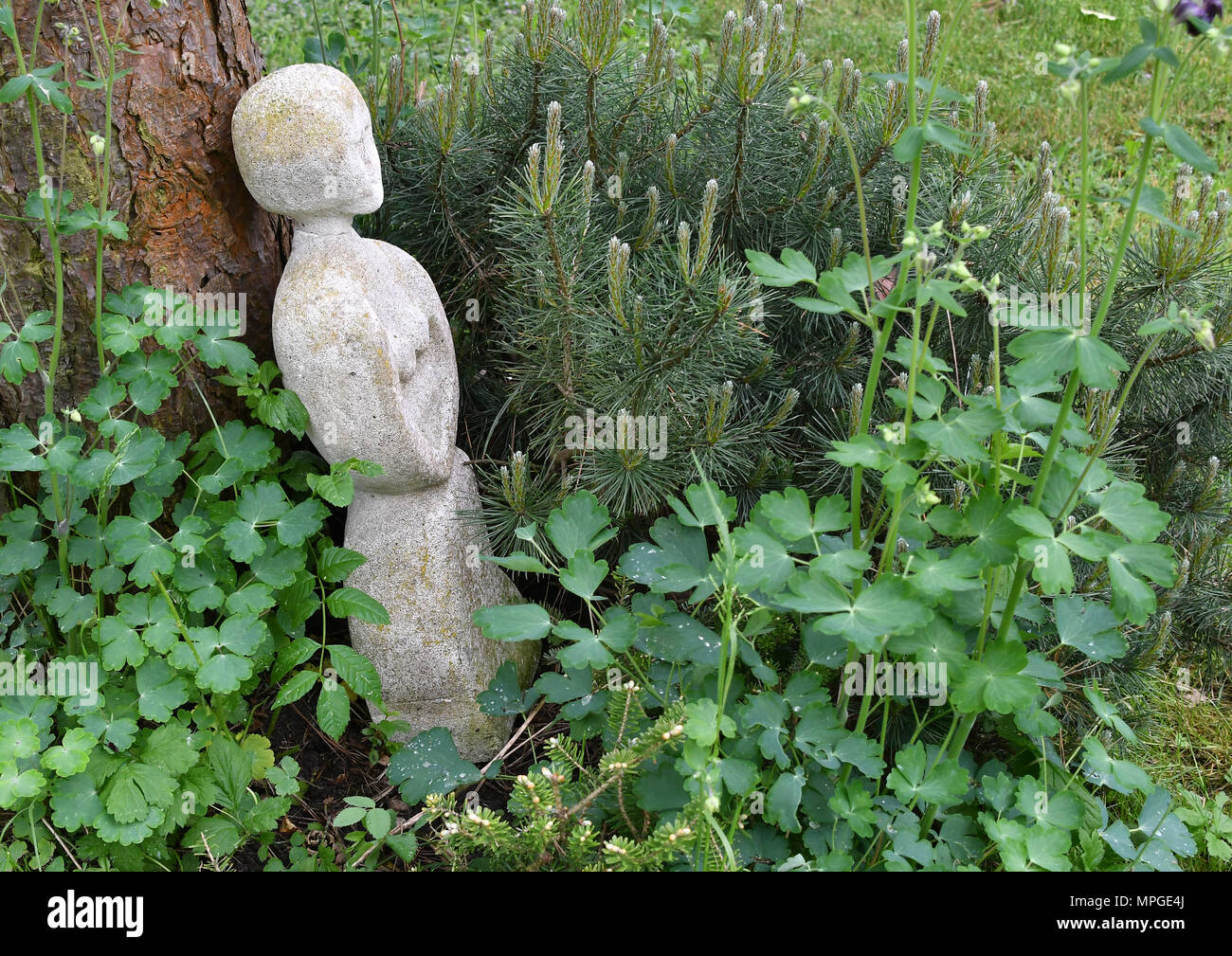 Eingereicht 11. Mai 2018, Letschin, Deutschland eine Skulptur im