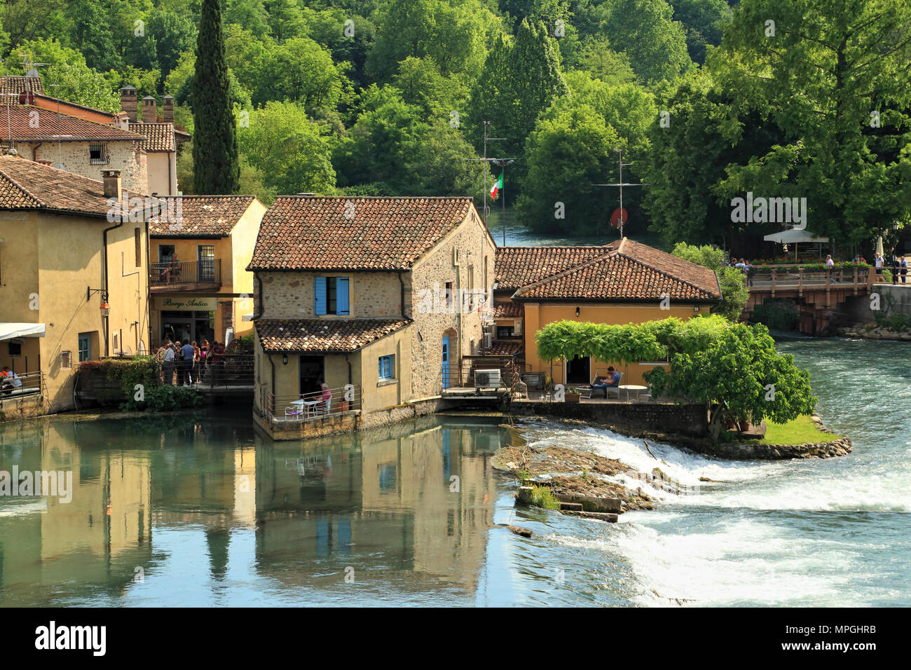 Borghetto Italien Stockfoto