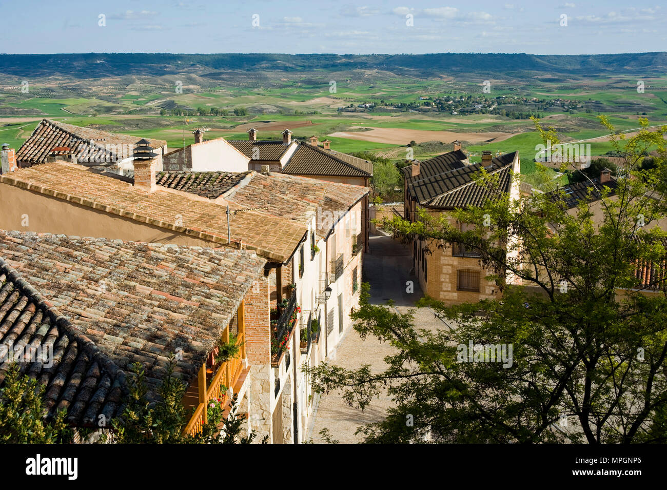 Hita, Guadalajara, Spanien. Stockfoto