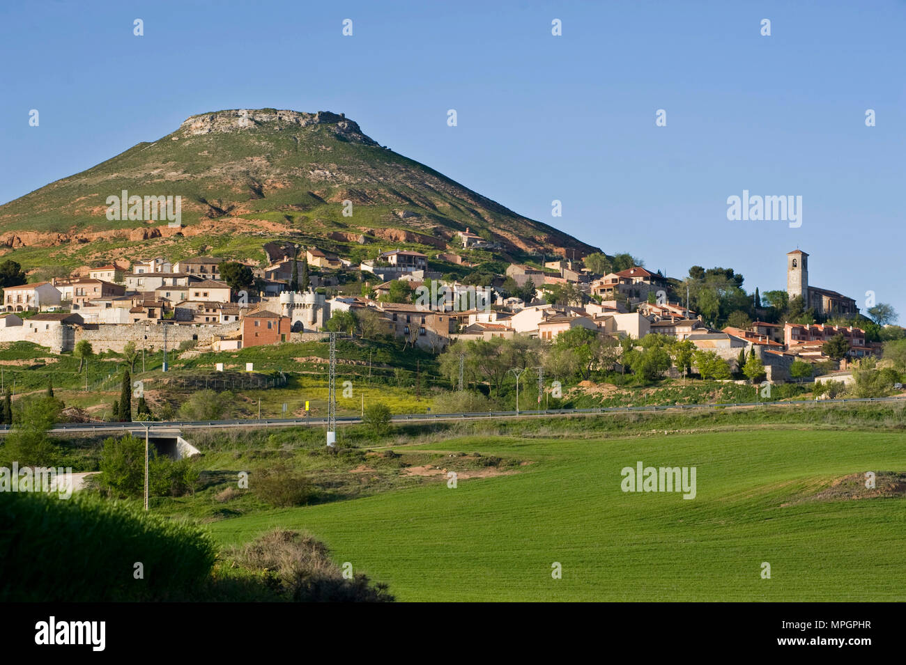 Hita, Guadalajara, Spanien. Stockfoto