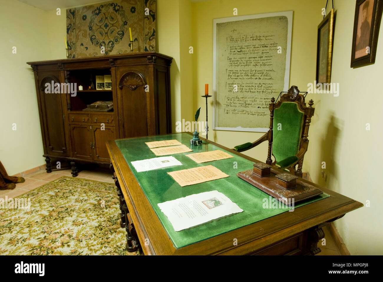 Casa del las. Hita, Guadalajara, Spanien. Stockfoto