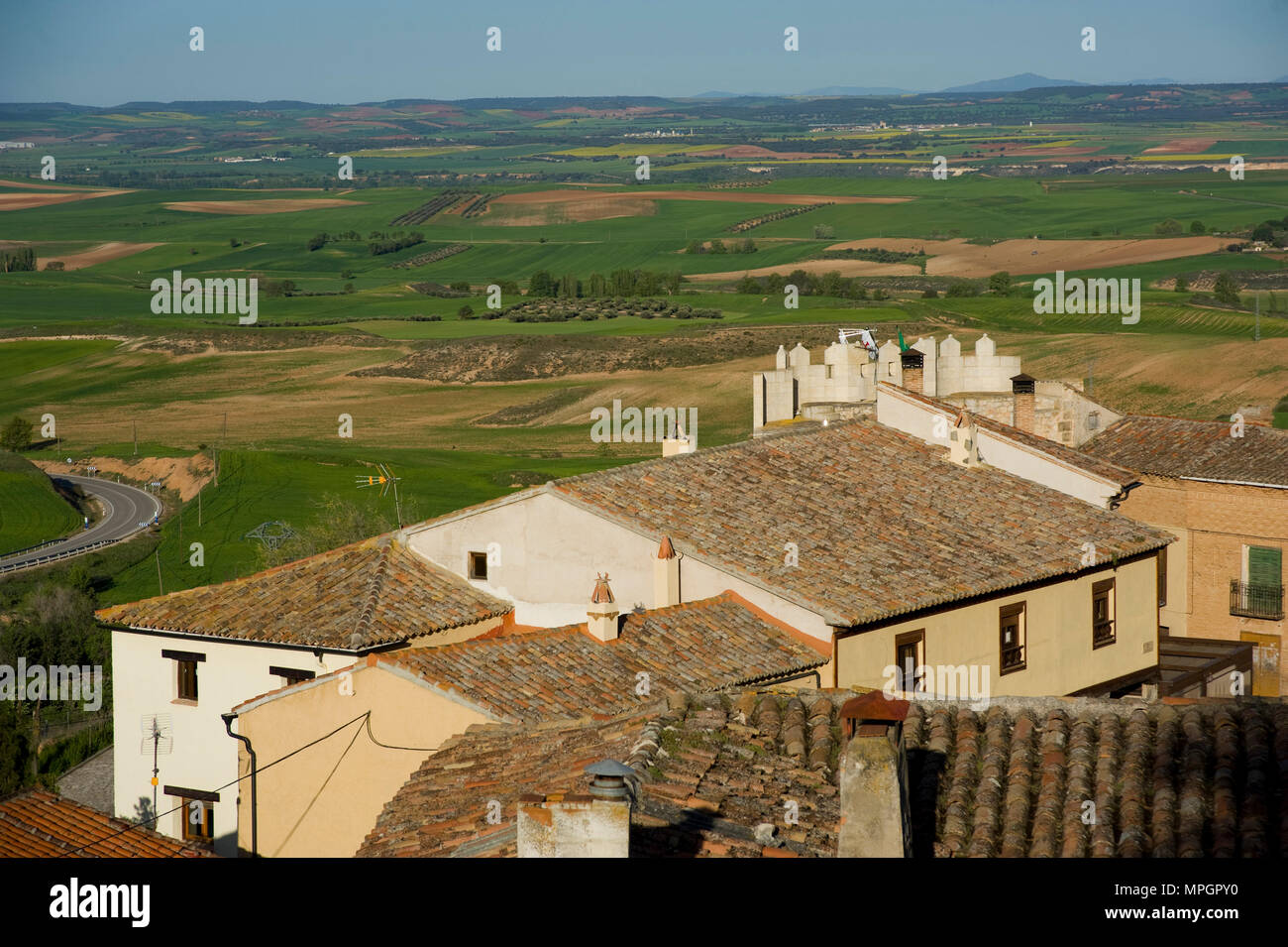 Hita, Guadalajara, Spanien. Stockfoto