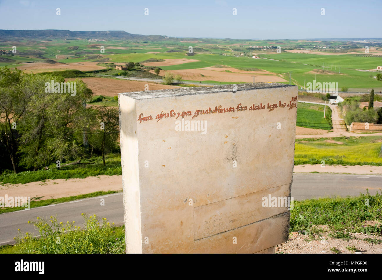 Hita, Guadalajara, Spanien. Stockfoto