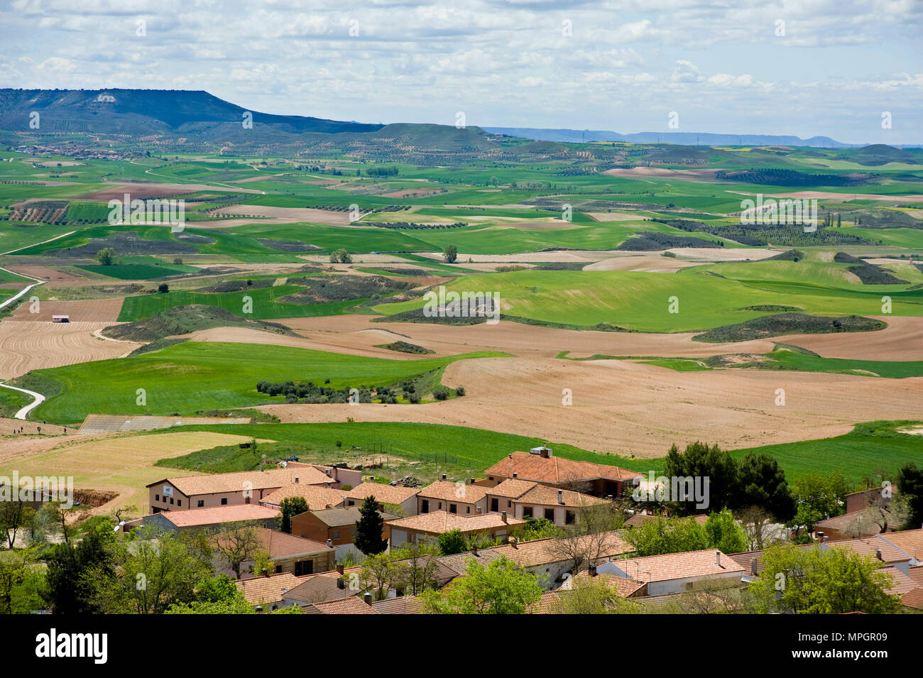 Hita, Guadalajara, Spanien. Stockfoto