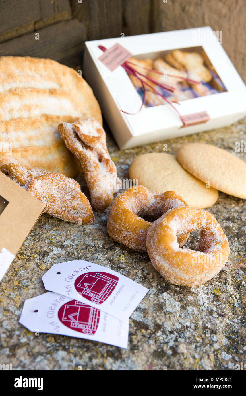 Gastronomie. Hita, Guadalajara, Spanien. Stockfoto
