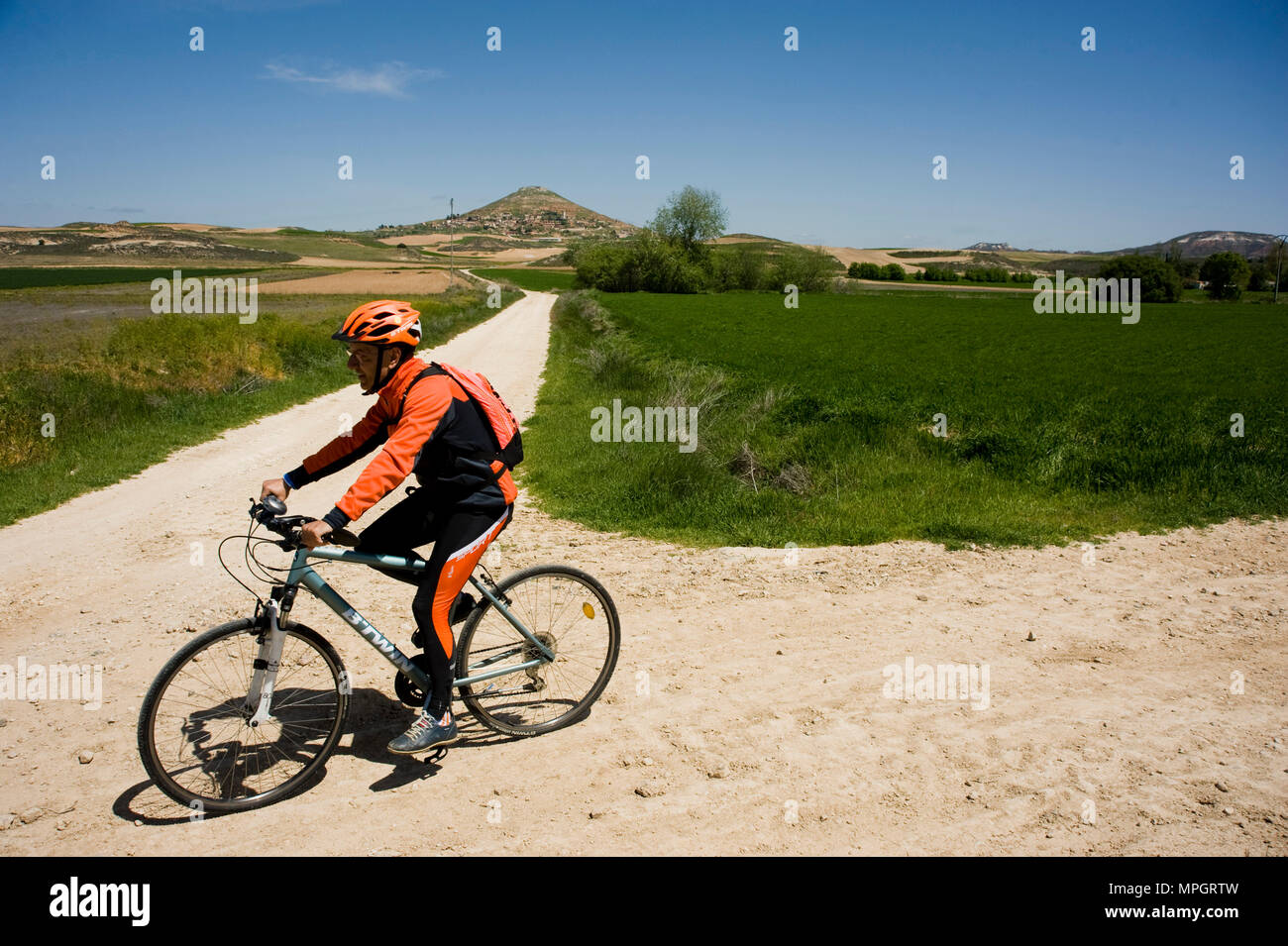 Hita, Guadalajara, Spanien. Stockfoto