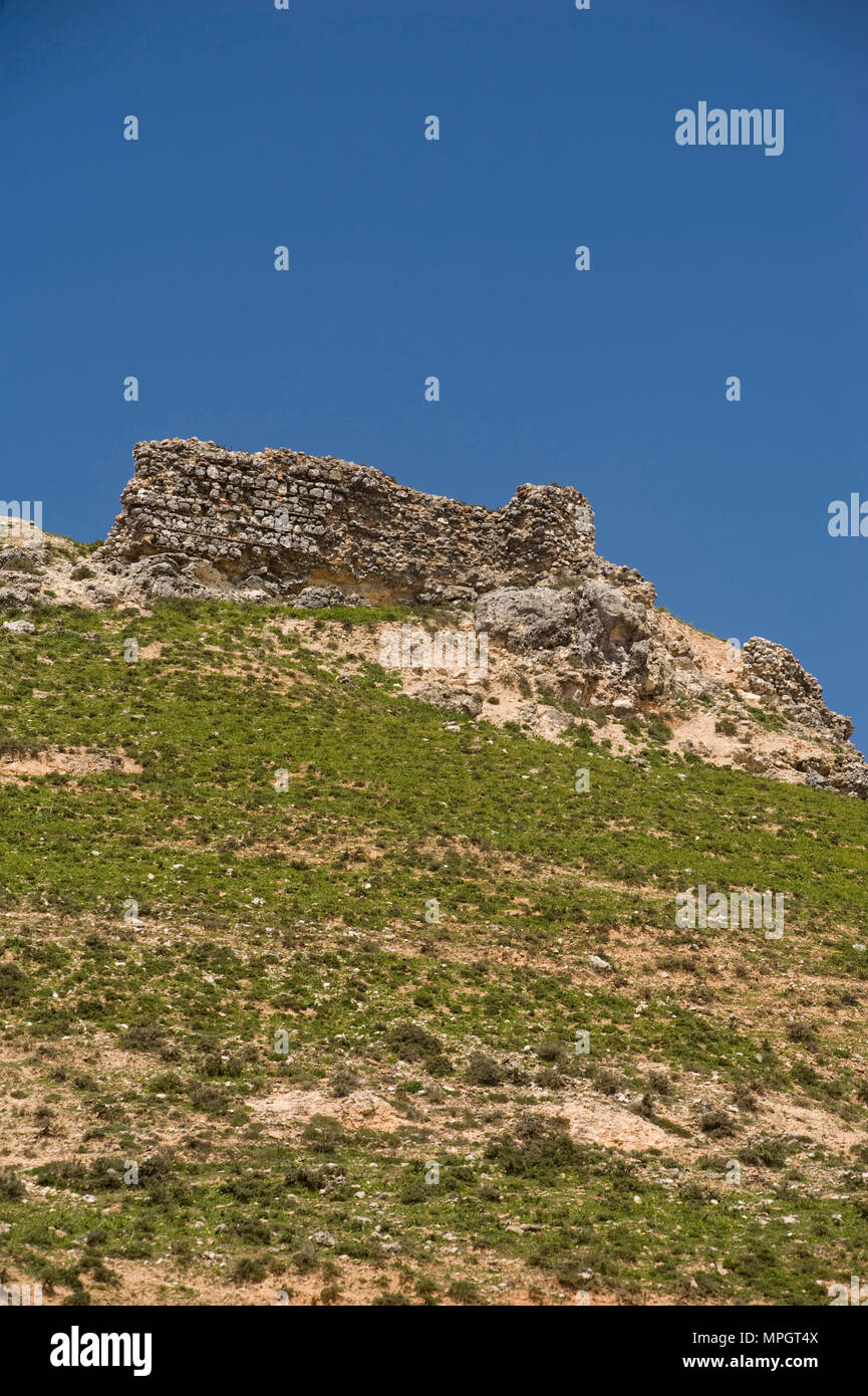 Blick von der Burg. Hita, Guadalajara, Spanien. Stockfoto