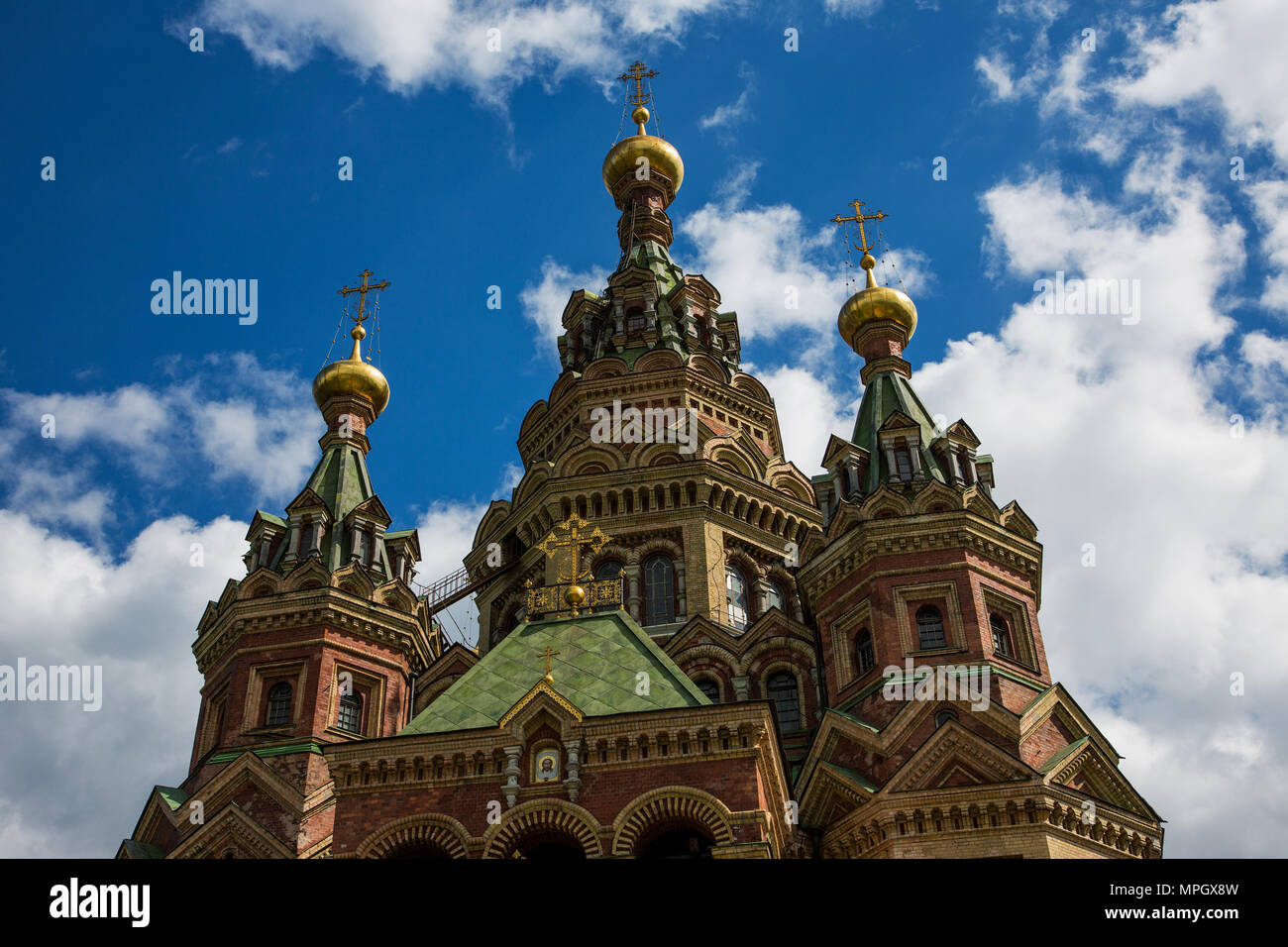 Sankt Petersburg - Peter und Paul Kathedrale. Sankt Petersburg - Peter und Paul Kathedrale (Peterhof) Stockfoto