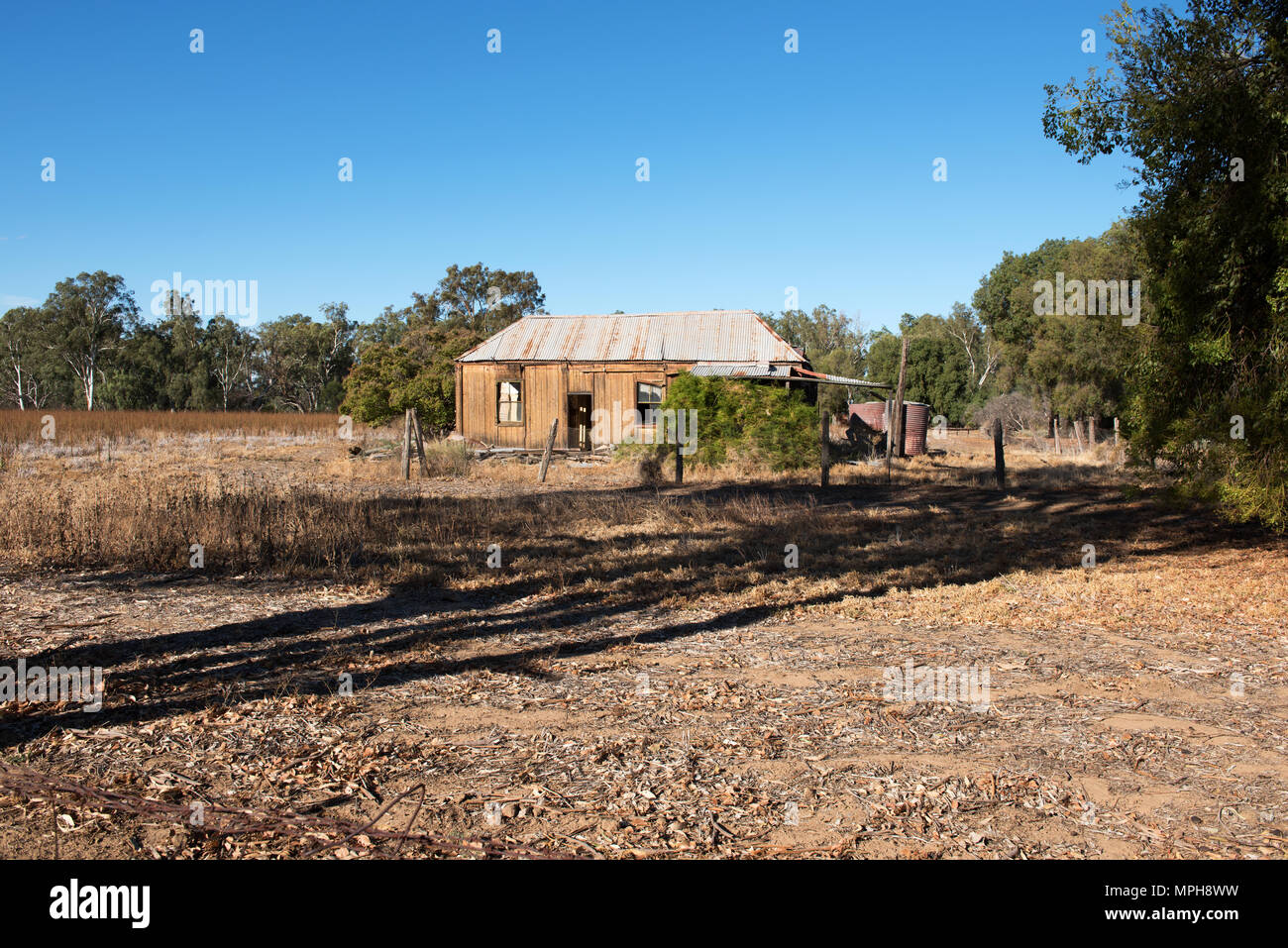 Altes Haus in der Nähe von Warren, New South Wales, Australien Stockfoto