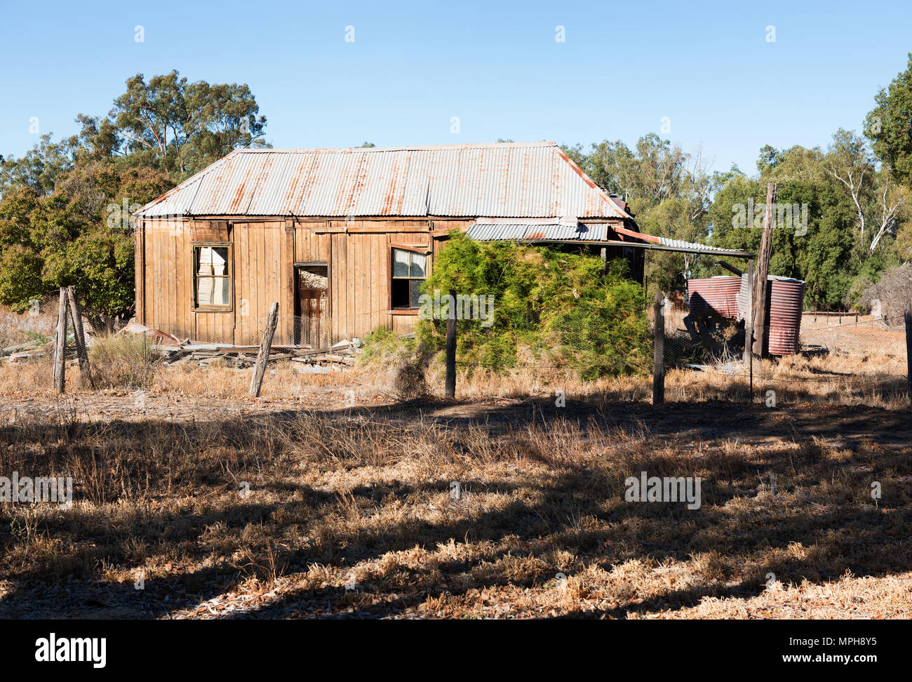 Altes Haus in der Nähe von Warren, New South Wales, Australien Stockfoto