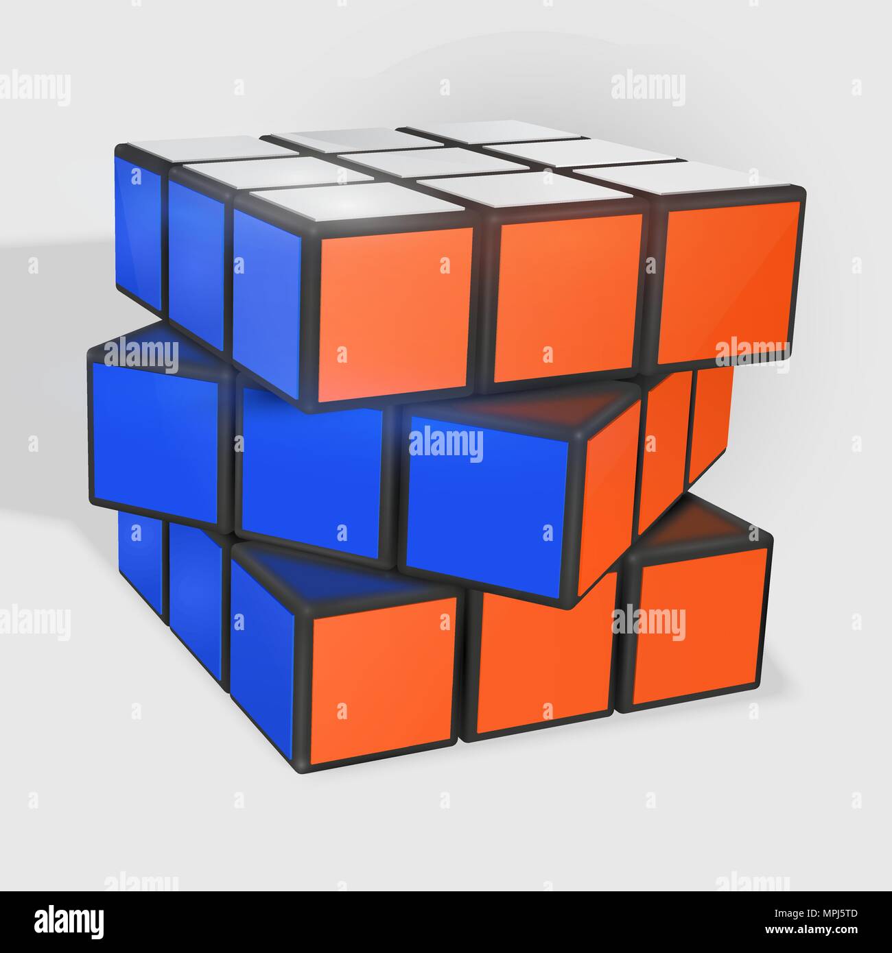 Rubic Vector Rubic cube Stock-Vektorgrafiken kaufen - Alamy