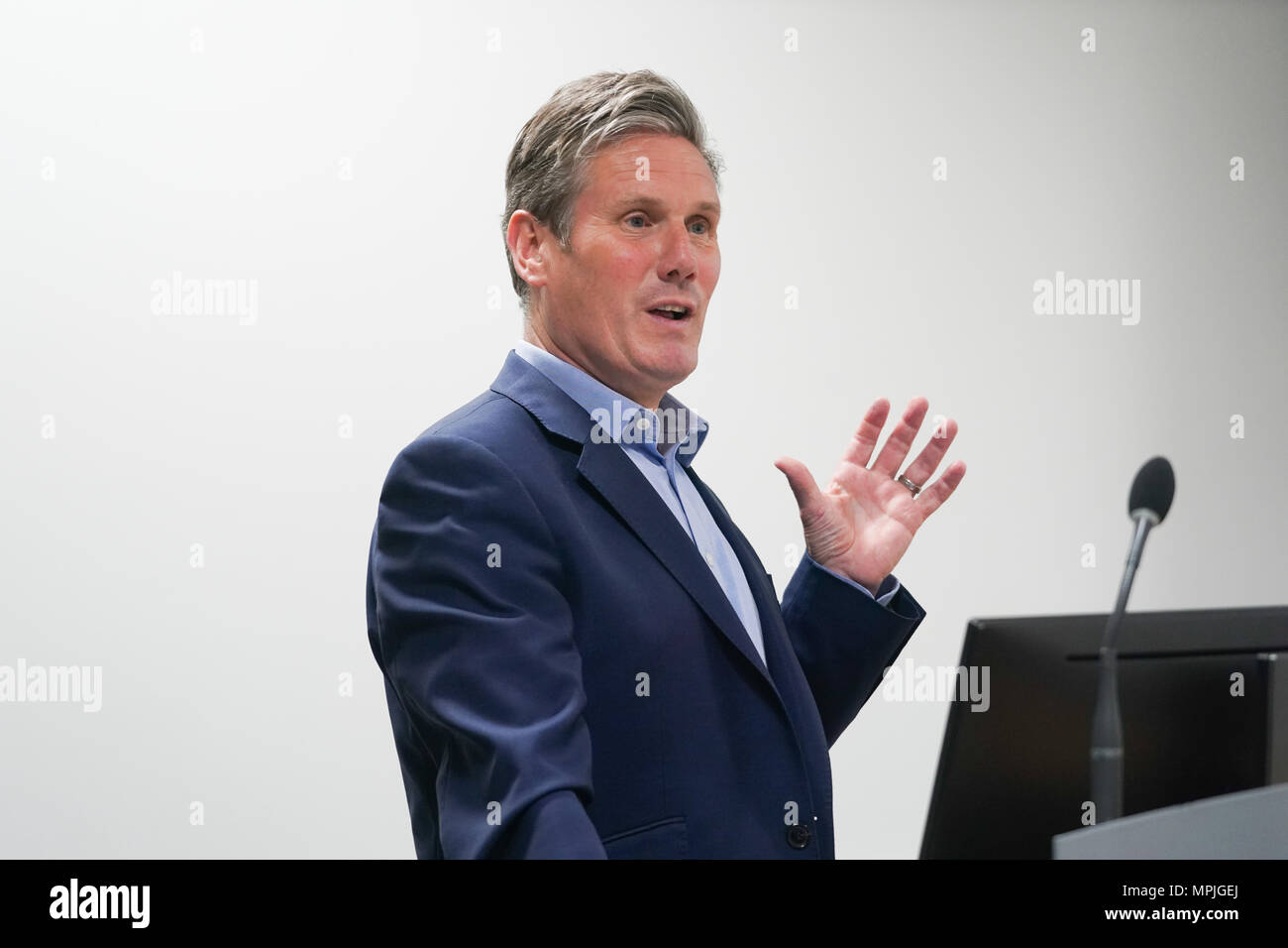 Kier Starmer, Arbeit Mitglied des Parlaments für Holborn und St Pancras und Schatten Staatssekretär für die Europäische Union zu verlassen, auf der 201 Stockfoto