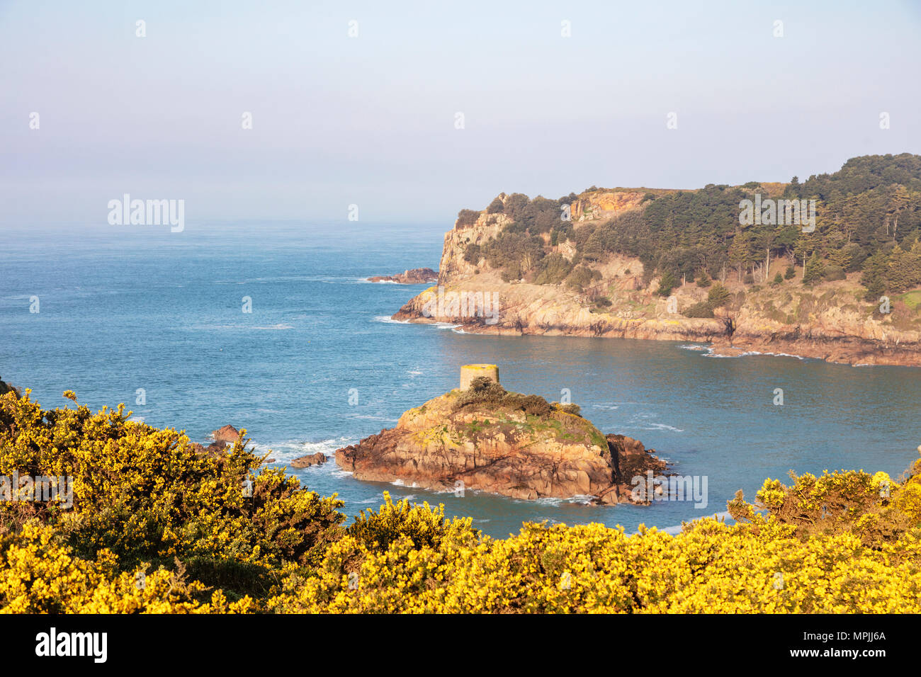 Vereinigtes Königreich, Kanalinseln, Jersey, Portelet Bay Stockfoto