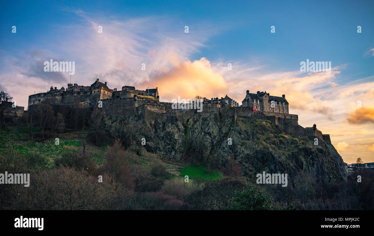 Der Wiesen-Edinburgh Stockfoto