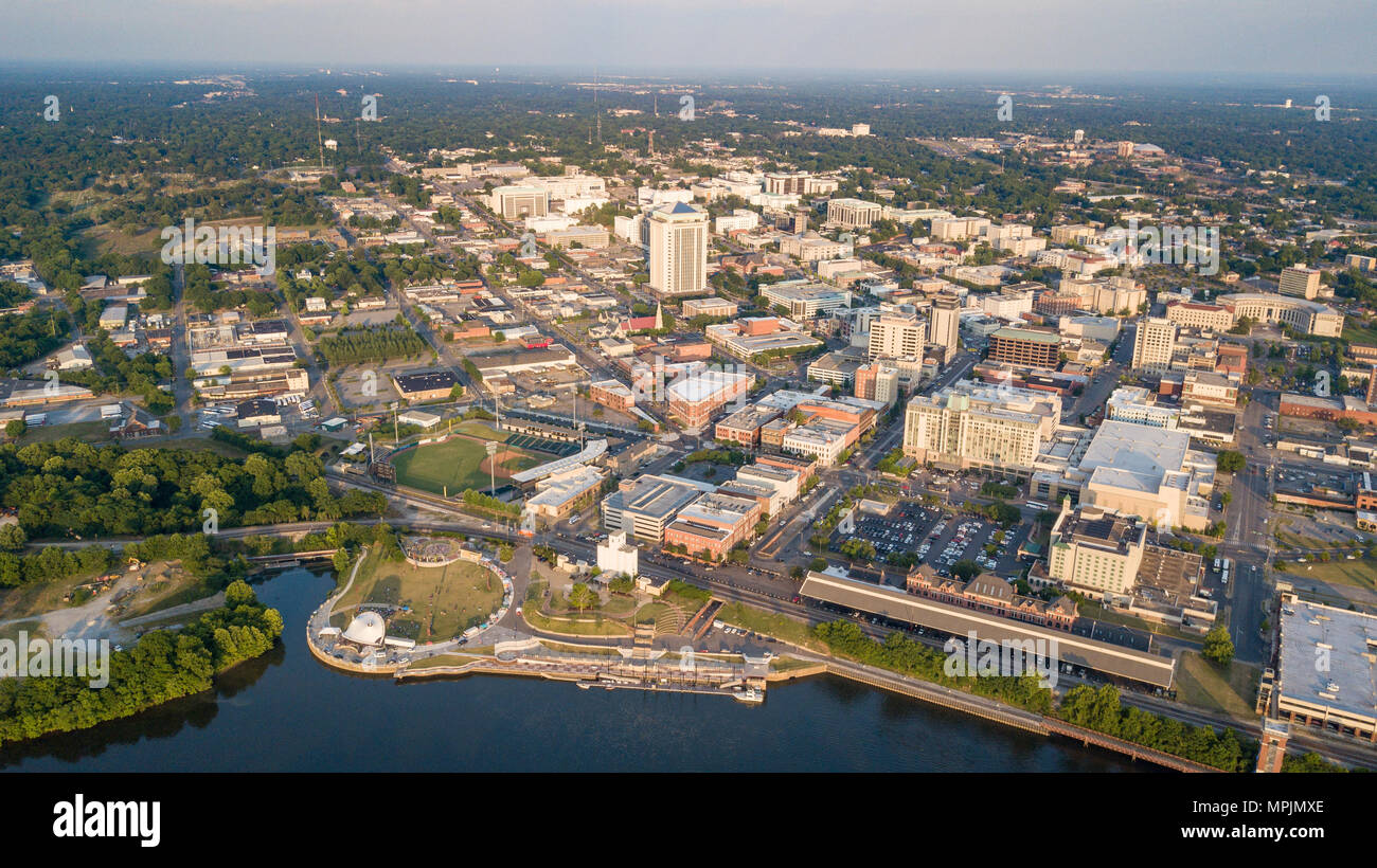 Riverfront Park und Montgomery, Alabama, USA Stockfoto