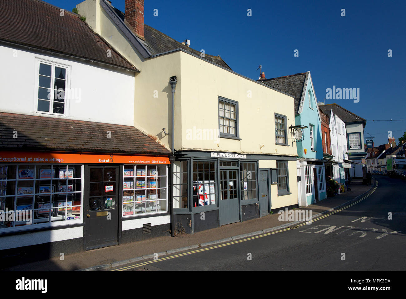 Fore Street, Bath, Devon, Großbritannien Stockfoto
