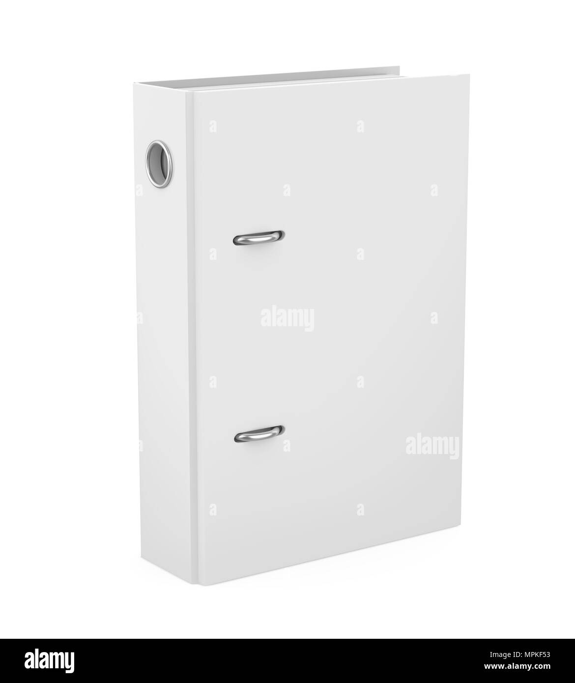 Ring Binder isoliert Stockfoto