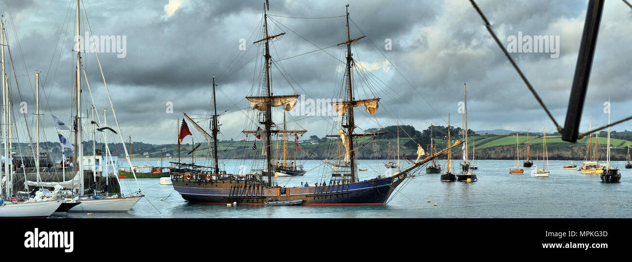 Frankreich. DOUARNENEZ - Juli 20, 2012: Festival der Segeln in den Hafen von Brest: Frankreich. DOUARNENEZ - Juli 20, 2012 Stockfoto