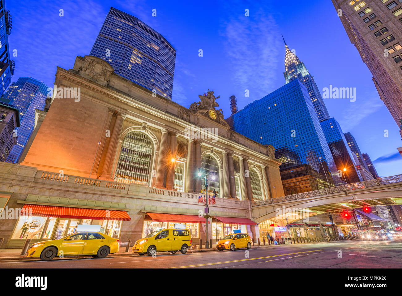 New York, New York, USA am Grand Central Terminal in Midtown Manhattan am Morgen. Stockfoto