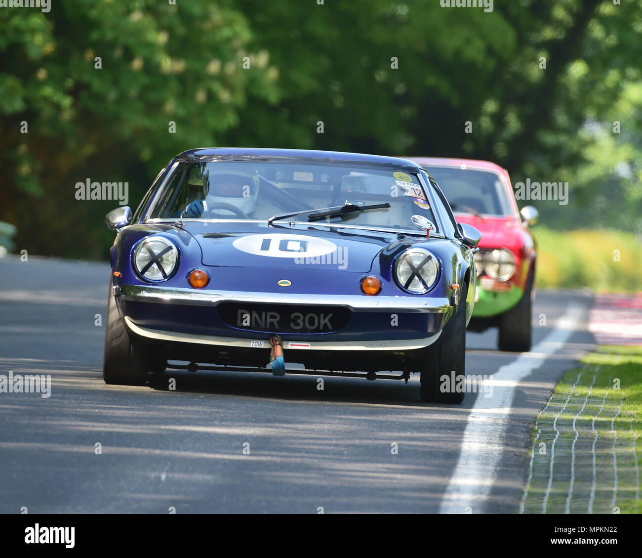 Nigel Ashley, Lotus Europa, HCSCC, 70er Sport Straße, HSCC Wolds Trophäe Mai 20th, 2018, Cadwell Park, Autos, klassische Rennwagen, Historic Racing, Histo Stockfoto